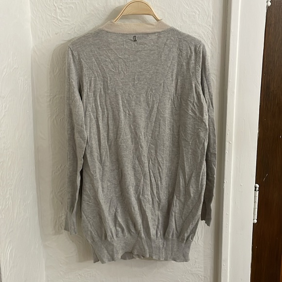 SPORTSMAX CODE Women's Sweater Cardigan Size L in Gray - Picture 5 of 5